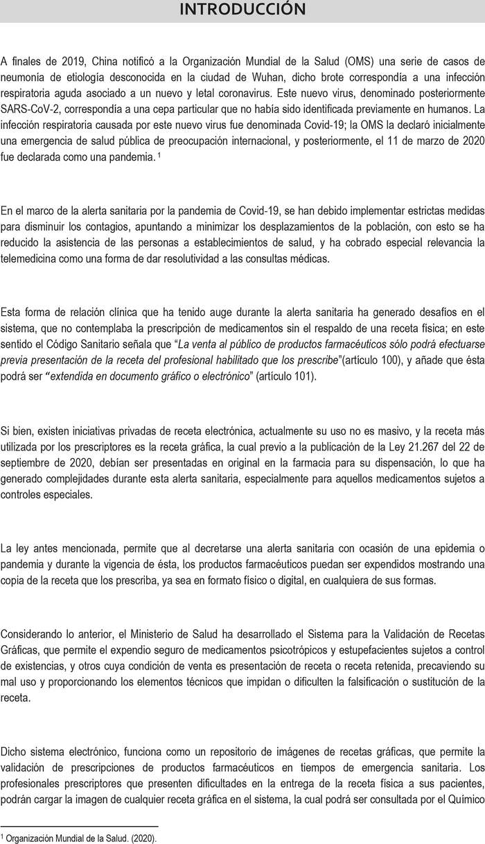 Ley Chile - Resolución 24 Exenta (20-ene-2021) M. de Salud; Subsecretaría  de Salud Pública - Biblioteca del Congreso Nacional de Chile