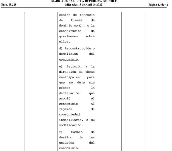 Ley 21442 (13-abr-2022) M. De Vivienda Y Urbanismo | Ley Chile ...